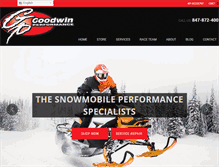 Tablet Screenshot of goodwinperformance.com